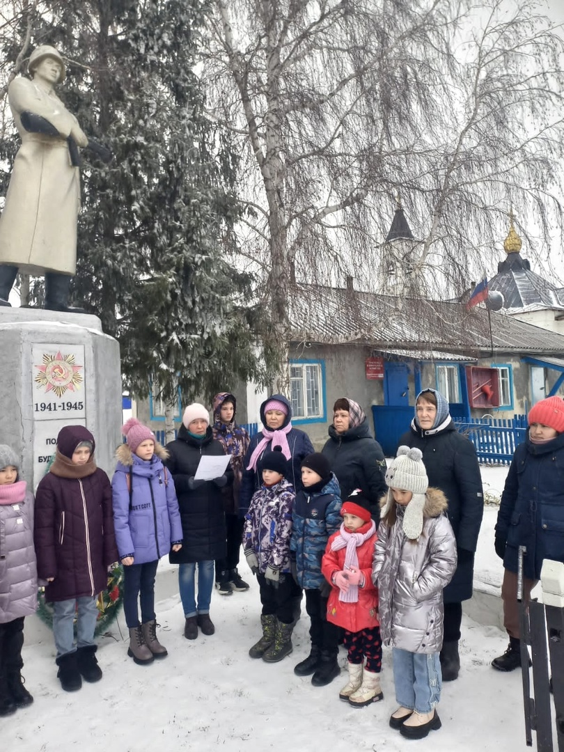 Митинг, посвящённый дню неизвестного солдата &amp;quot;Спасибо тебе, безымянный солдат&amp;quot;.